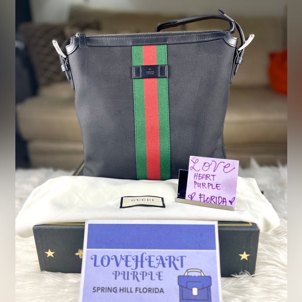 GUCCI BLACK TECHNO WEB MESSENGER